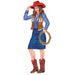 "Western-Themed Jointed Cowgirl Cardboard Cutout - 3 Foot Tall"