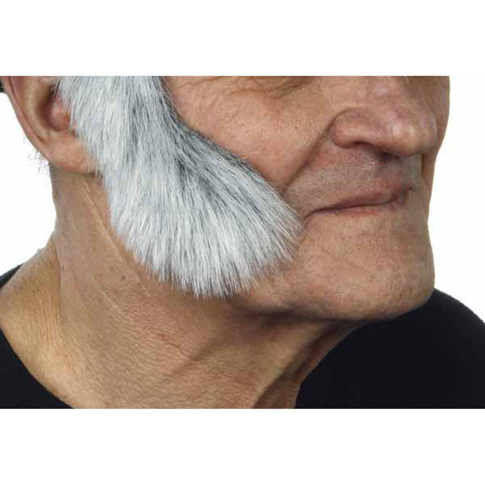 White/Grey Sideburns -  Embrace the Elegance