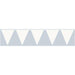 "White Pennant Banner - 10"X12' 1/Pk"