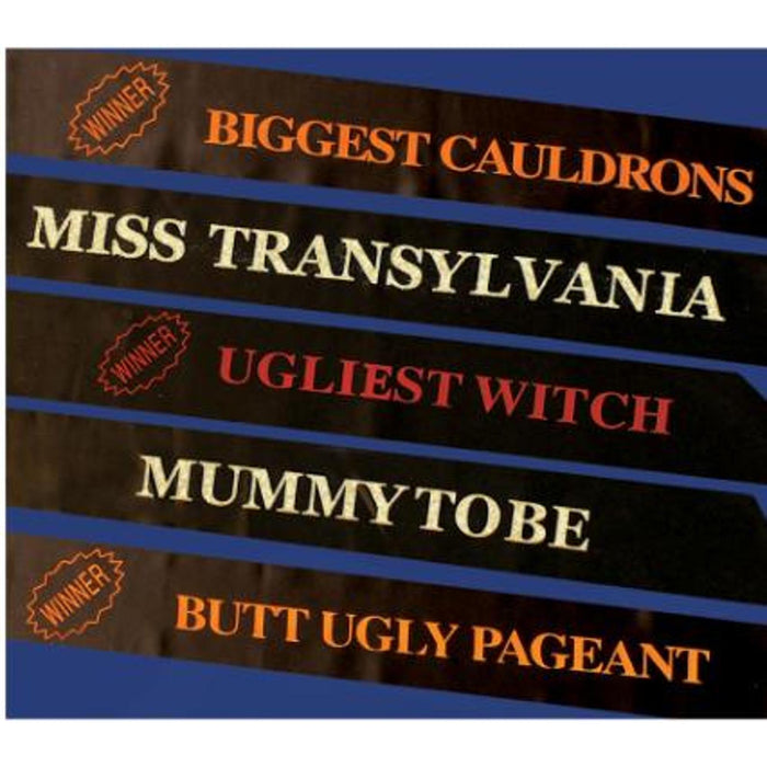 "Winner Butt Ugly Pageant Sash- Black"