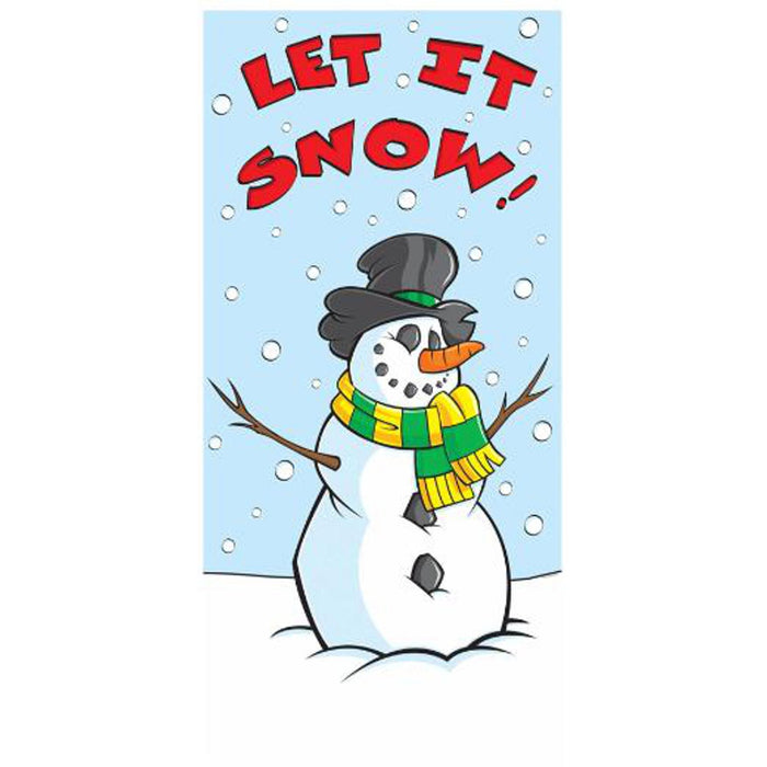 Let It Snow Winter Door Cover