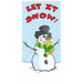 Let It Snow Winter Door Cover