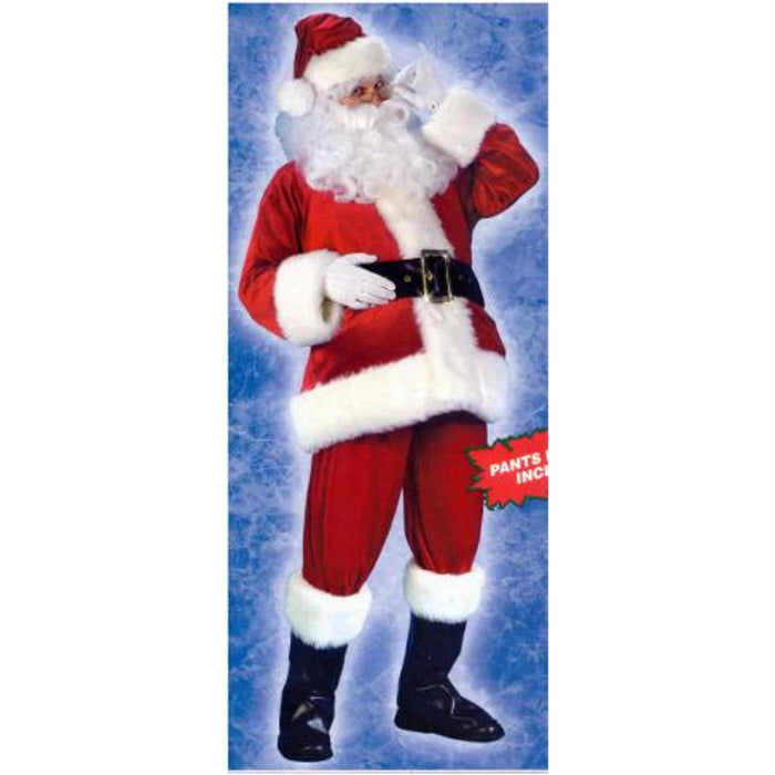 Rich Velvet Santa Suit - Red (1/Pk)