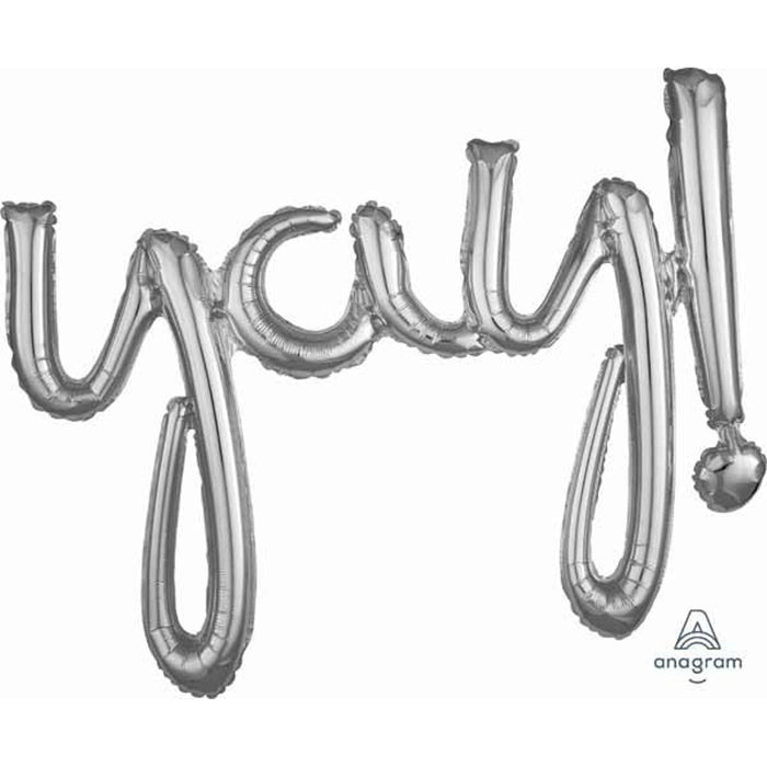 "Yay!" Silver Script Phrase G40