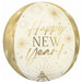 Golden Soiree Happy New Year 16" Orbz Foil Balloon