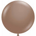 TUFTEX 36-Inch Cocoa Latex Balloons, 2-Pack