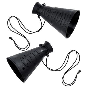 Action! Cut! Megaphone Party Prop, 6 Inch