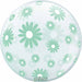Prima Mint Daisies 20-Inch Sphere Balloon