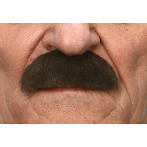 Dark Brown Costume Moustache, 7 cm