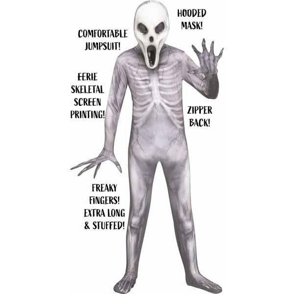 ALIEN INVADER CHILD COSTUME GREY LARGE