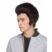 Black Pompadour Elvis-Style Costume Wig