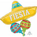 Papel Picado Fiesta 32-Inch Cluster-Shaped Foil Balloon