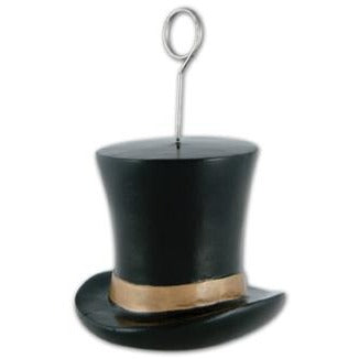 TOP HAT PHOTO BALLOO N HOLDER BK&GD
