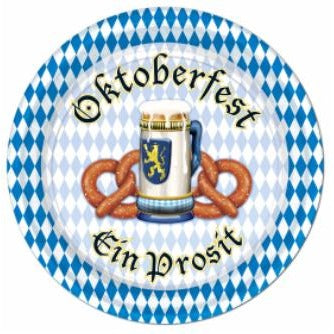 Oktoberfest 7-Inch Plates, 8 Count