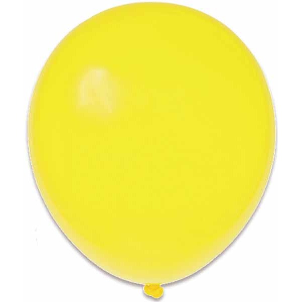 Yellow 12-Inch Latex Balloons, 10 Pack