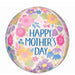 Happy Mother's Day Botanical Lines 16" Orbz Foil Balloon