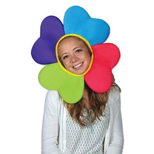 Plush Flower Hat, One Size
