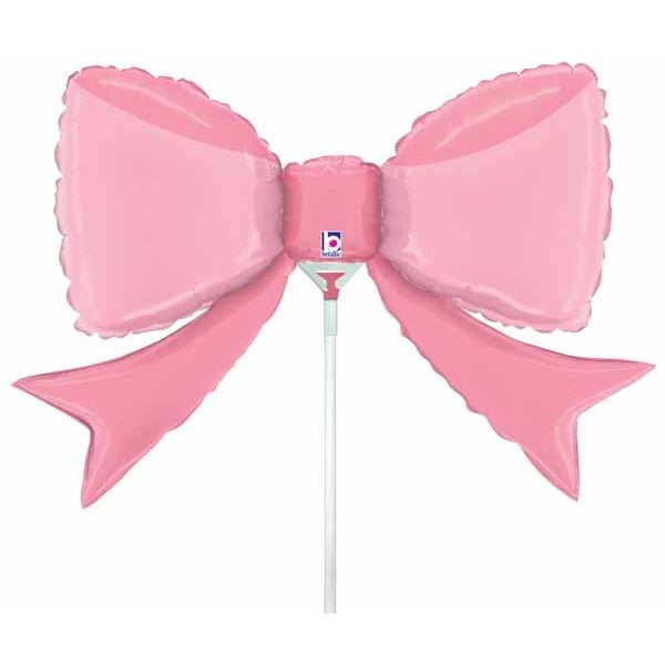 Pretty Pink Bow 14" Mini Shape Foil Balloon