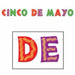 Glittered Cinco de Mayo Streamer