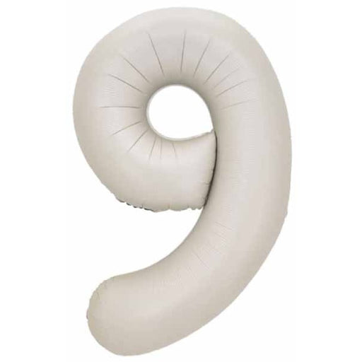 DecoChamp 34 Inch Latte Number 9 Balloon
