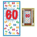 60th Birthday Door Cover, 30 Inches x 5 Feet