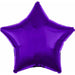 19-Inch Metallic Purple Star Foil Balloon