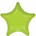 Vibrant Green Star Foil Balloon, 19 Inch