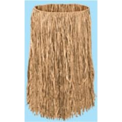 36"X28" XL RAFFIA HULA SKIRT NATURAL