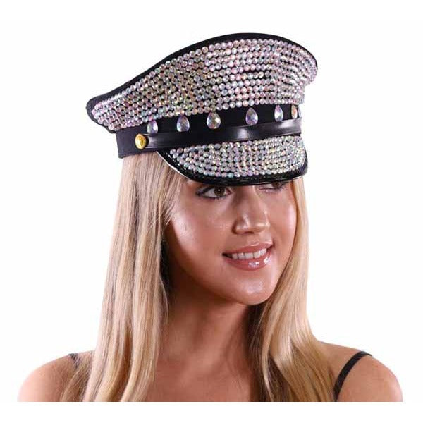 Rhinestone and Sequin Festival Hat