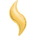 28-Inch Gold Curve Foil Balloon