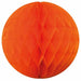 HONEYCOMB HANG BALL 11.8" ORANGE 1/PK