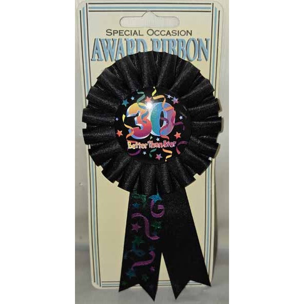 Birthday Pizazz 30th Birthday Award Ribbon