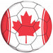 Canada Soccer Cutout, 10 Inch