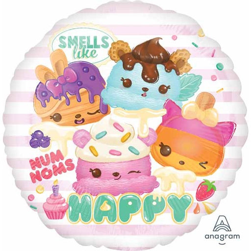 Num Noms 18-Inch Round Foil Balloon