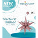 Decochamp Dusty Rose Starburst Foil Balloon, 26 Inch