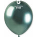 Gemar 5" Shiny Green #093 Latex Balloons, 50 Count