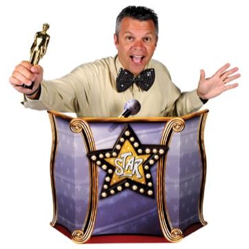 Awards Night Podium Stand-Up Decoration, 1 Pack