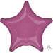 19-Inch Metallic Lavender Star Foil Balloon