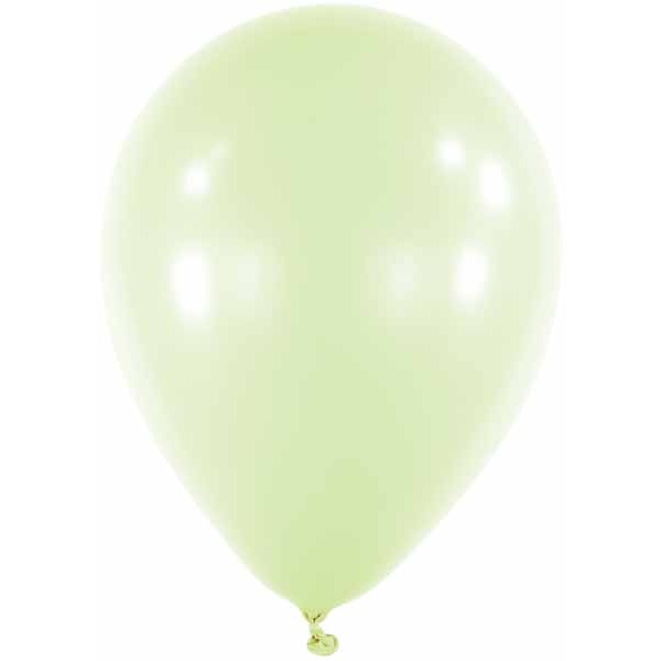 Honey Dew Green 18 Inch Latex Balloons, 50 Pack