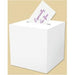 White All-Purpose Card Receiving Box, 12 x 12 Inches