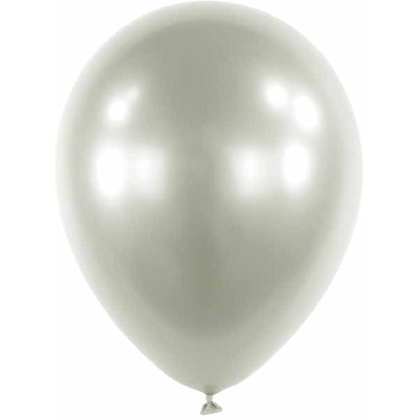 Anagram Luxe Platinum 5" Latex Balloons, 100 Count