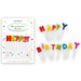 Happy Birthday Letter Candles on Toothpicks