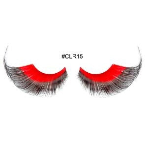 Red and Black False Eyelashes