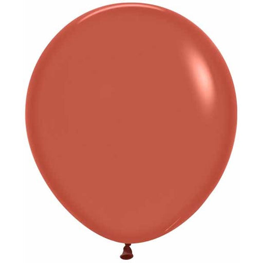 Sempertex Terracotta 18-Inch Latex Balloons, 25 Count