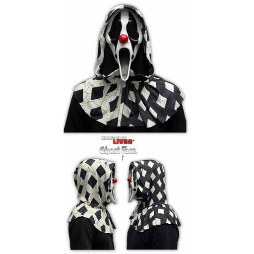 CLOWN GHOST FACE MASK HEADER