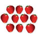 4-Inch Mini Apple Cutouts, 10-Pack