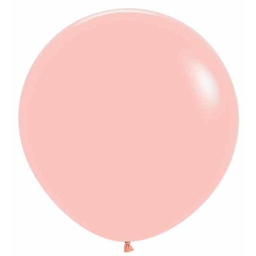 Pastel Matte Melon 24-Inch Latex Balloons, 10 Count