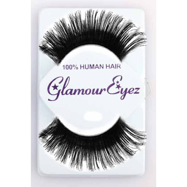 Glamour Eyez Black False Eyelashes, Regular #40