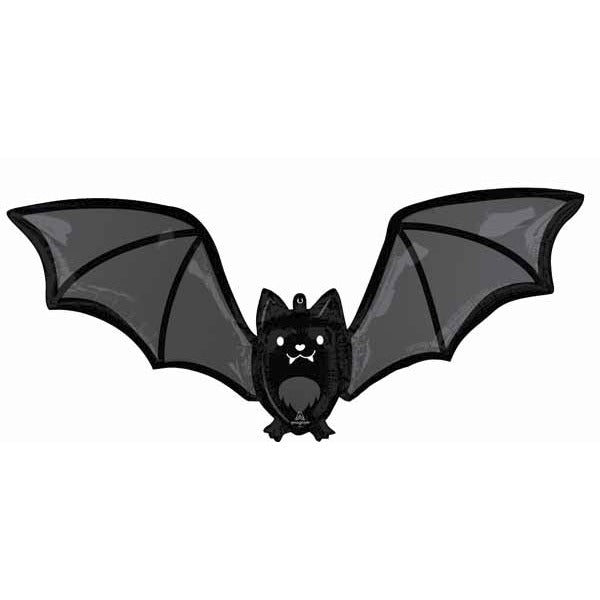 Glow Batty Bat 42-Inch Halloween Foil Balloon