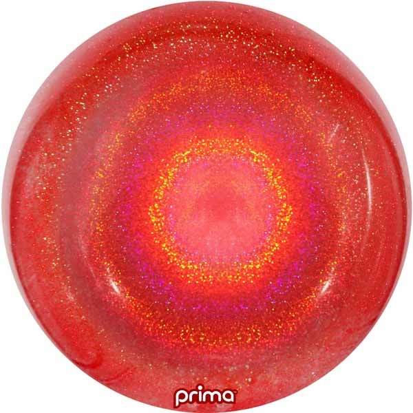 Prima Red Glitter Sphere Balloon, 20 Inch